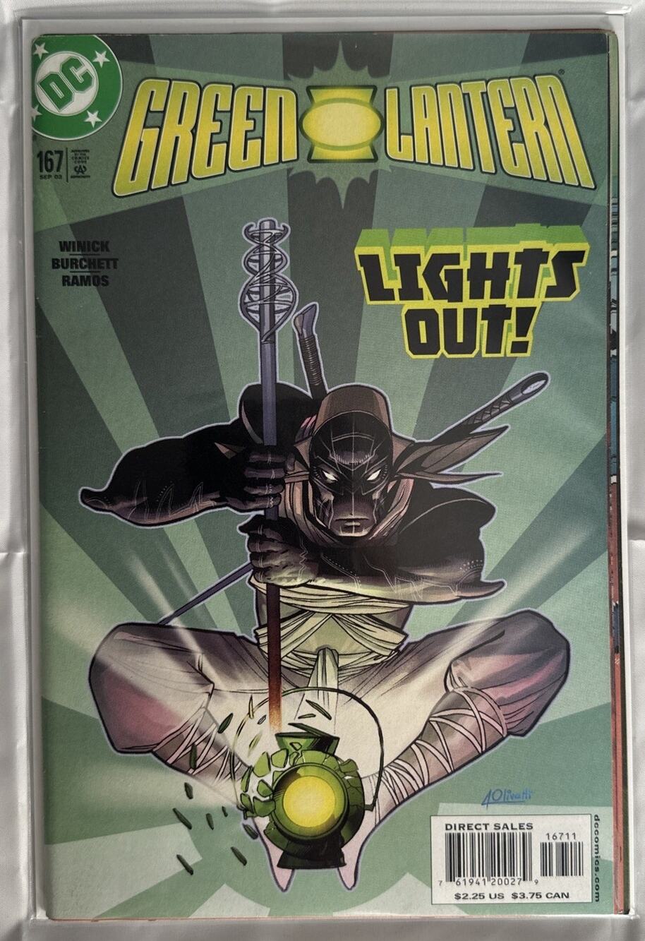 Green Lantern #167 - DC - Sep 03 - Winick, Burchett, Ramos NOT STAPLED